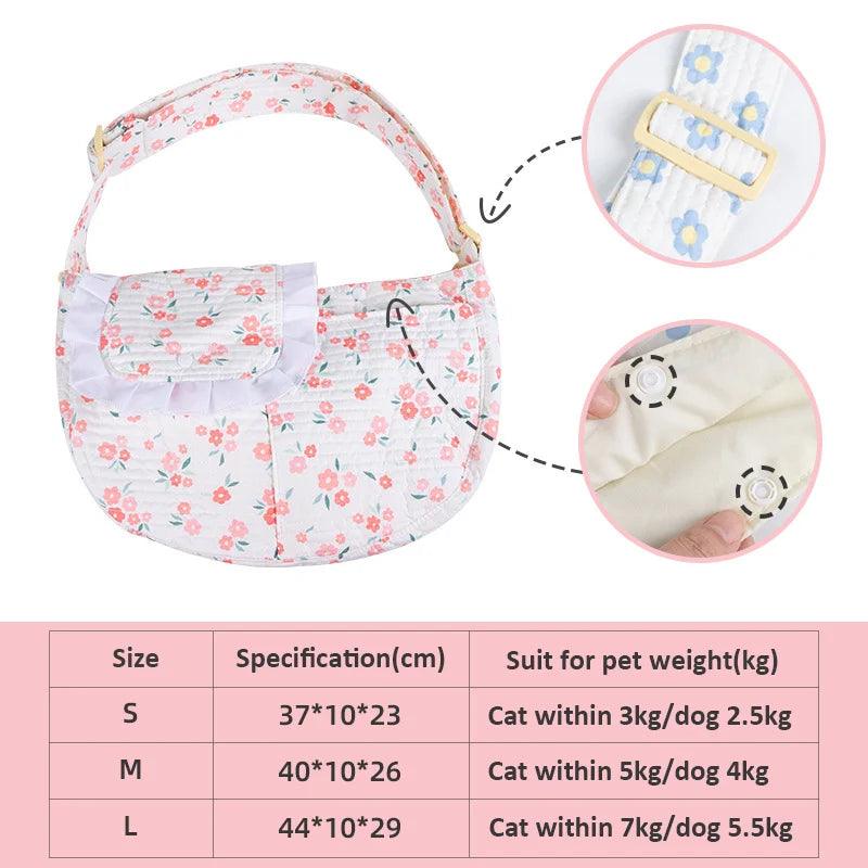 Yorkie Chic Sling Bag -small Dog Carrier Bag -Travel Shoulder Bag - House of Yorkie