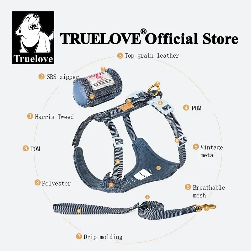 Truelove Pet Harness Leash Set - House of Yorkie