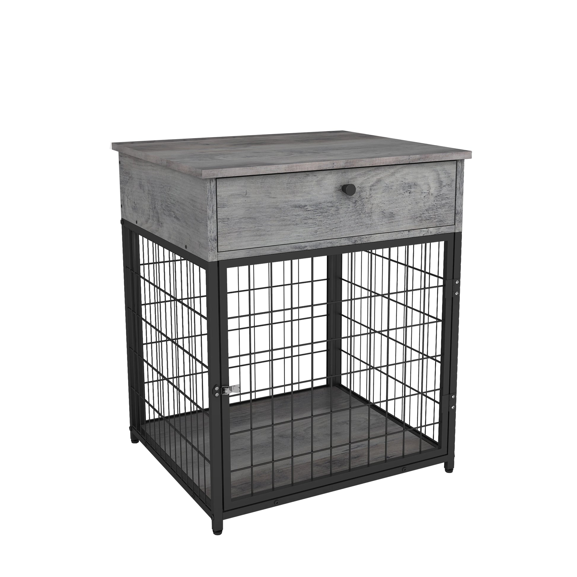 Wooden Dog Kennel / Crate End Table, Nightstand - House of Yorkie