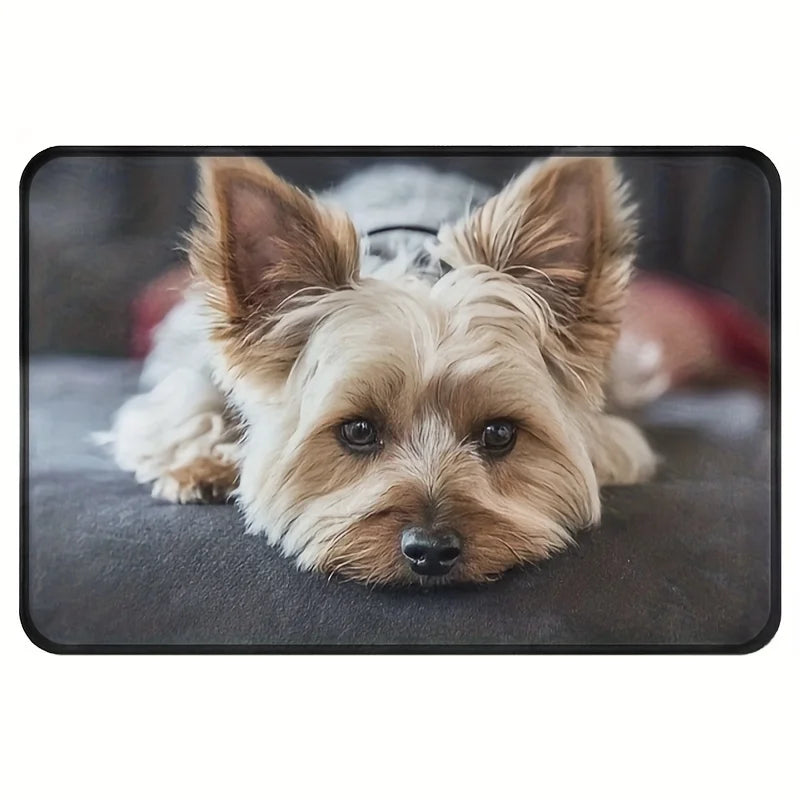 Yorkie Doormat - Soft Flannel - House of Yorkie