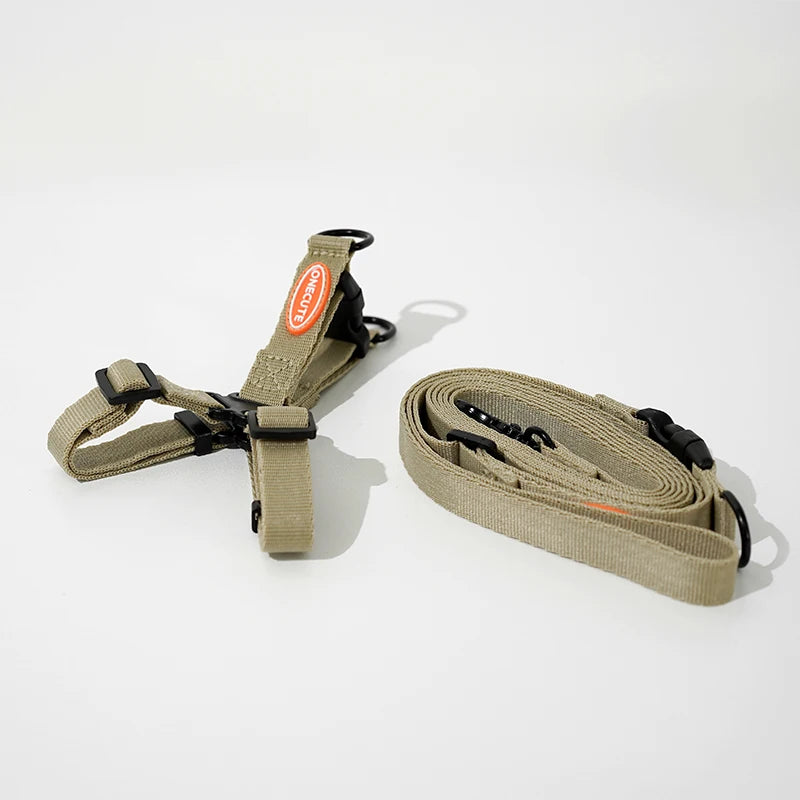 ONECUTE Hands-free Dog Puppy Harness with Adjustable Traction Leash - House of Yorkie