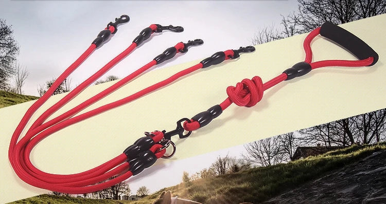 Multi Dog 2 Way 3 Way 4 Way Dog Leash System for Walking & Training - House of Yorkie