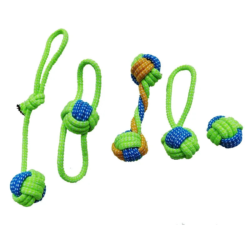 Bundled Dog Rope Toy Sets - for small dogs to chew, play fetch and tug - House of Yorkie