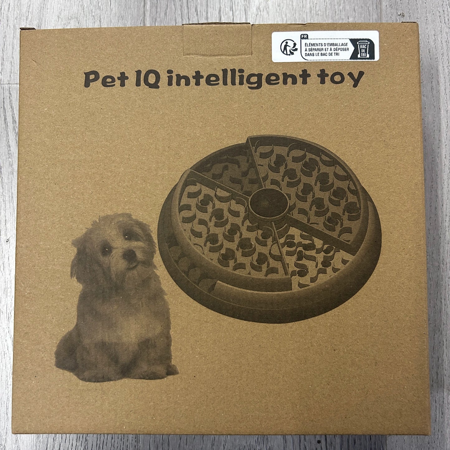 Dog Puzzle Slow Feeder Interactive Dog Puzzle Game 3 Layers Anti-anxiety Dog Feeder Bowl - House of Yorkie