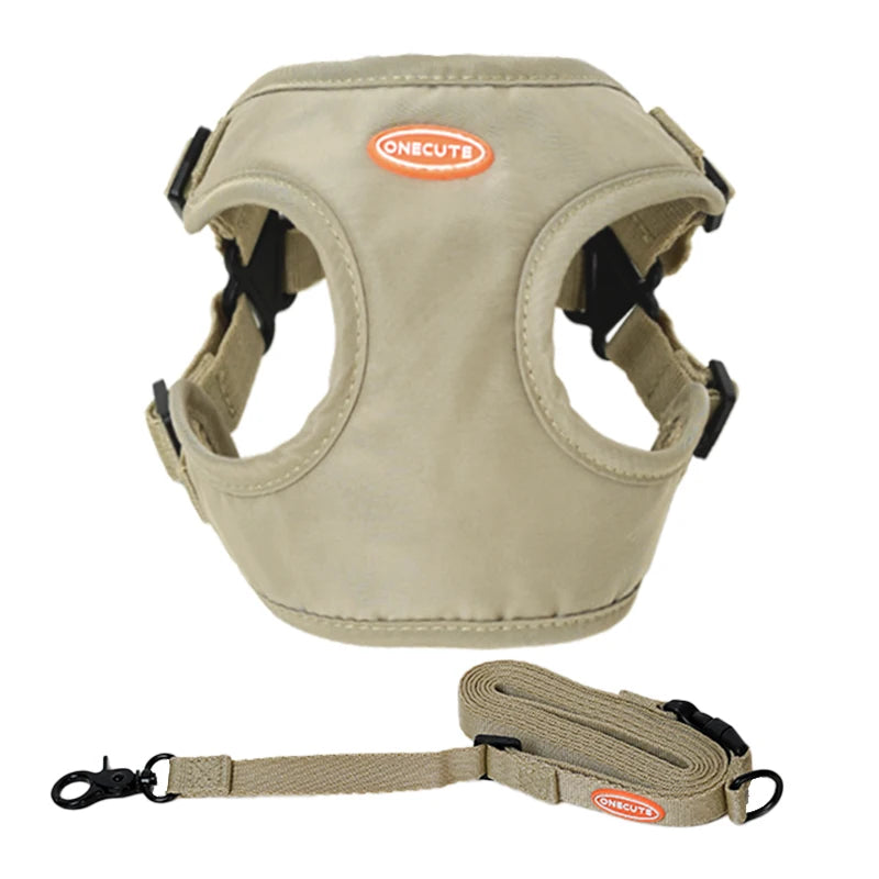 ONECUTE Hands-free Dog Puppy Harness with Adjustable Traction Leash - House of Yorkie