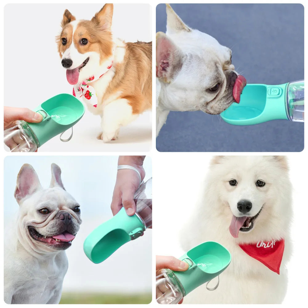 Portable Dog Water Bottle Food and Water Container For Dog Pets Feeder Bowl Outdoor Travel Drinking Bowls Water Dispenser - House of Yorkie