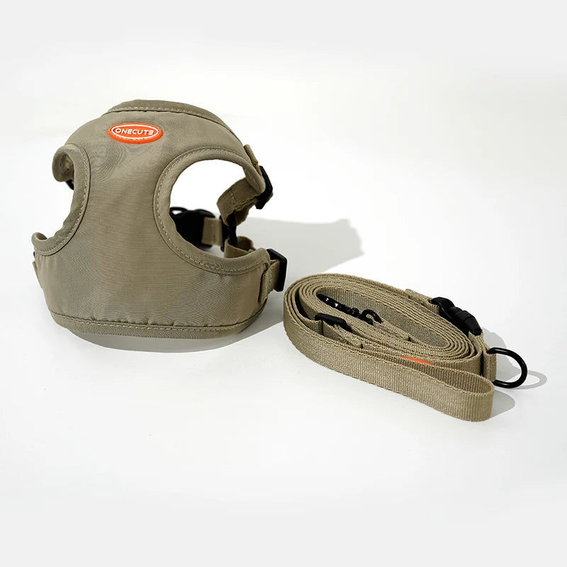 ONECUTE Hands-free Dog Puppy Harness with Adjustable Traction Leash - House of Yorkie