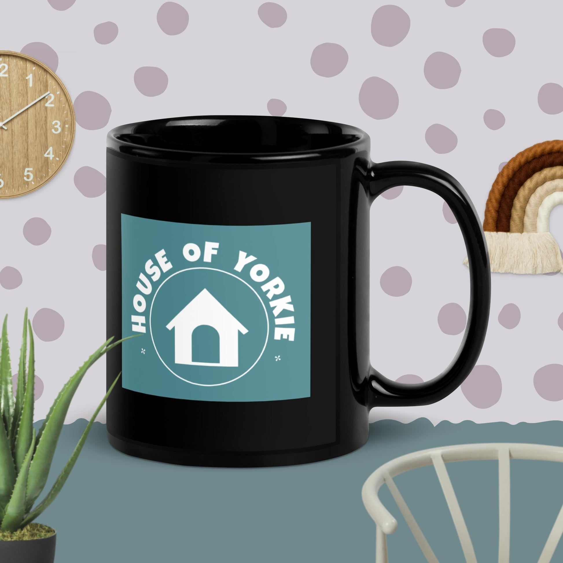 Mug - Black Glossy - House of Yorkie