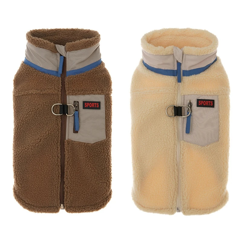 Furry Winter Dog Coat Jacket