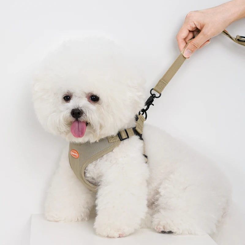 ONECUTE Hands-free Dog Puppy Harness with Adjustable Traction Leash