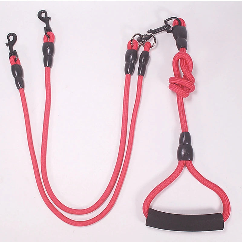 Multi Dog 2 Way 3 Way 4 Way Dog Leash System for Walking & Training