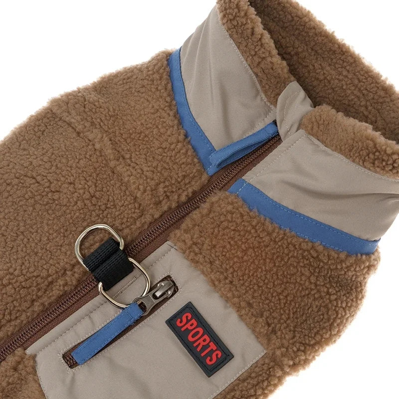 Furry Winter Dog Coat Jacket