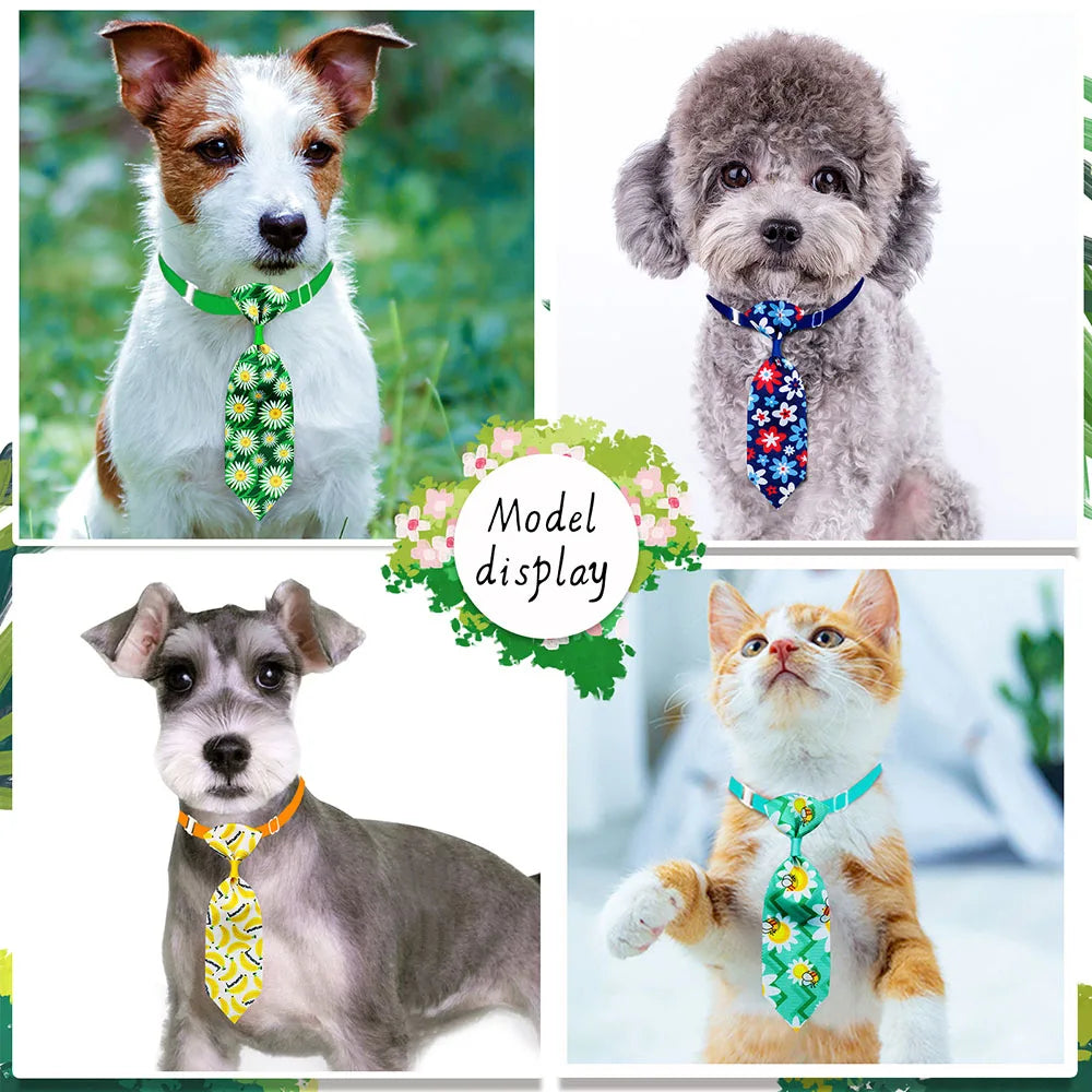 10-pack Adjustable Pet Neckties