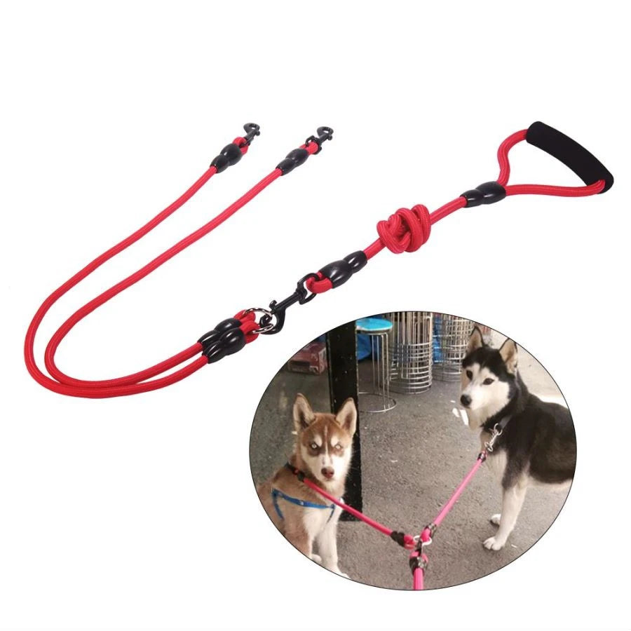 Multi Dog 2 Way 3 Way 4 Way Dog Leash System for Walking & Training