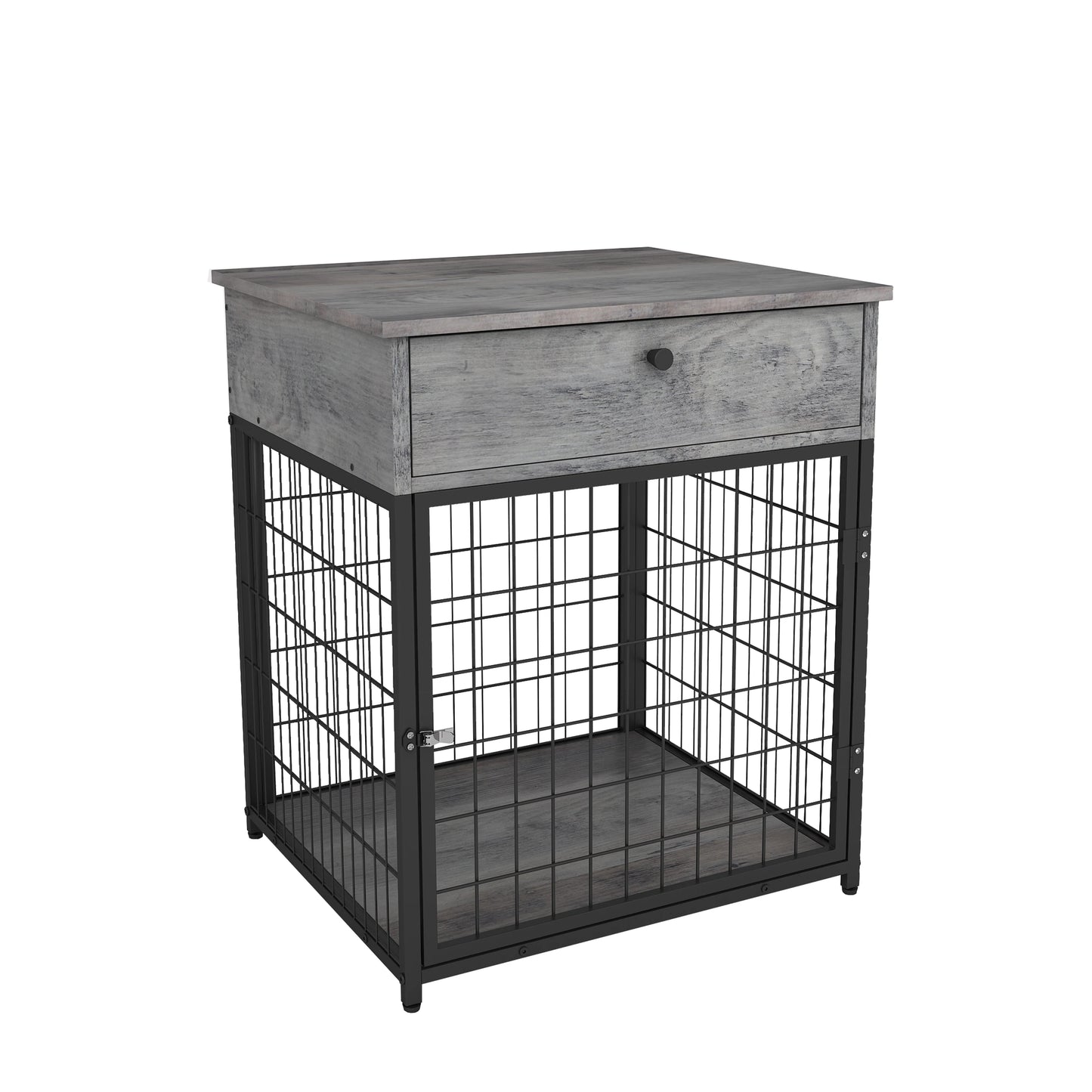 Wooden Dog Kennel / Crate End Table, Nightstand