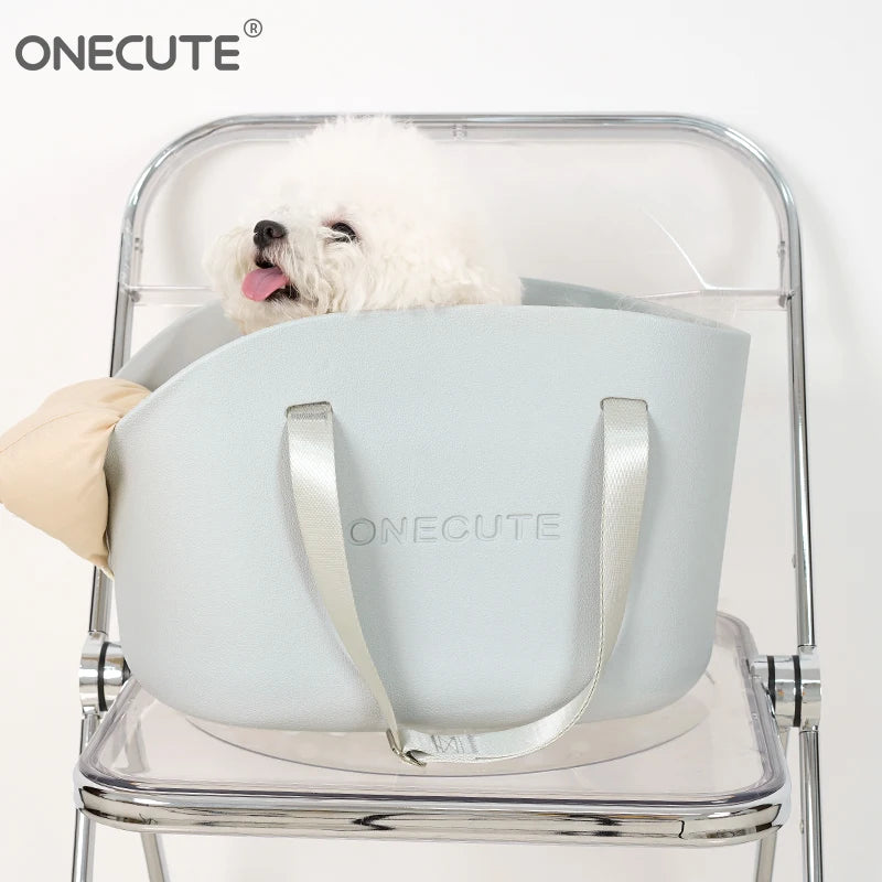 OneCute - Resin Dog (Beach)  Bag  - Waterproof and Easy to Clean Pet Portable Shoulder Bag