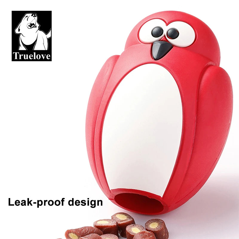 Truelove-pet food dispenser toy for dogs, rubber interactive chew toy, waterproof design that leaks food, TLT2605