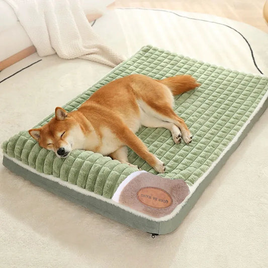 Dog Bed - Mattress style with headrest