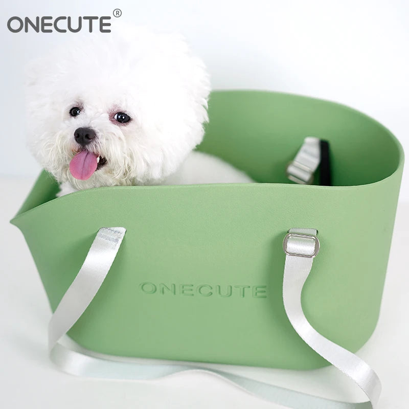 OneCute - Resin Dog (Beach)  Bag  - Waterproof and Easy to Clean Pet Portable Shoulder Bag