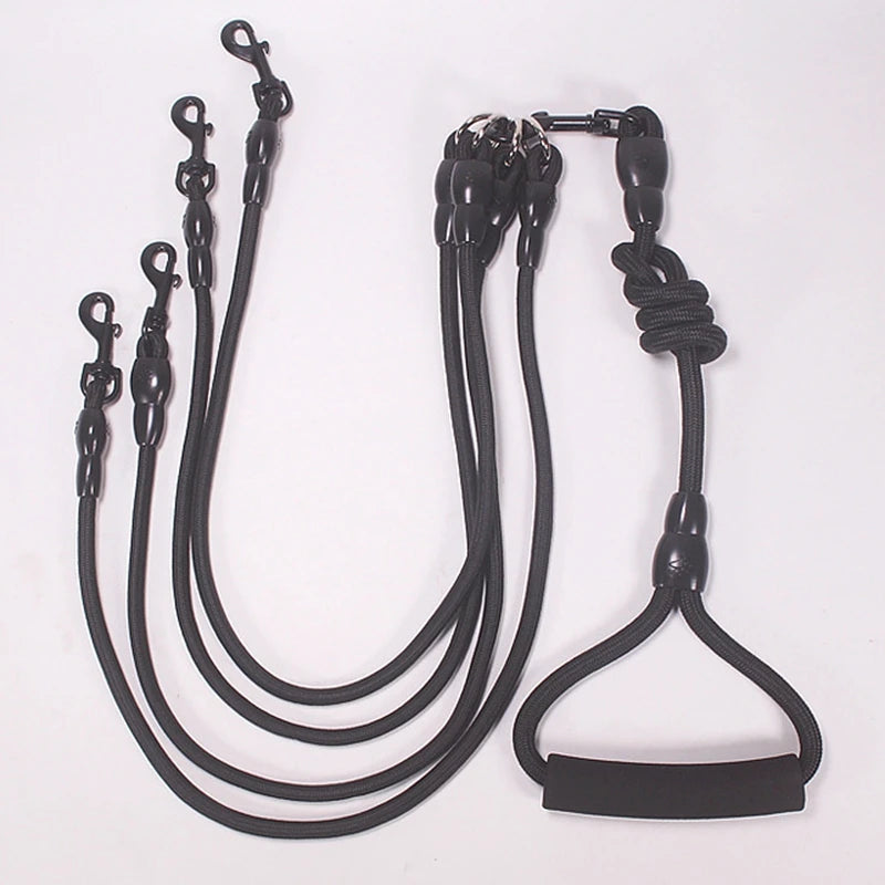 Multi Dog 2 Way 3 Way 4 Way Dog Leash System for Walking & Training