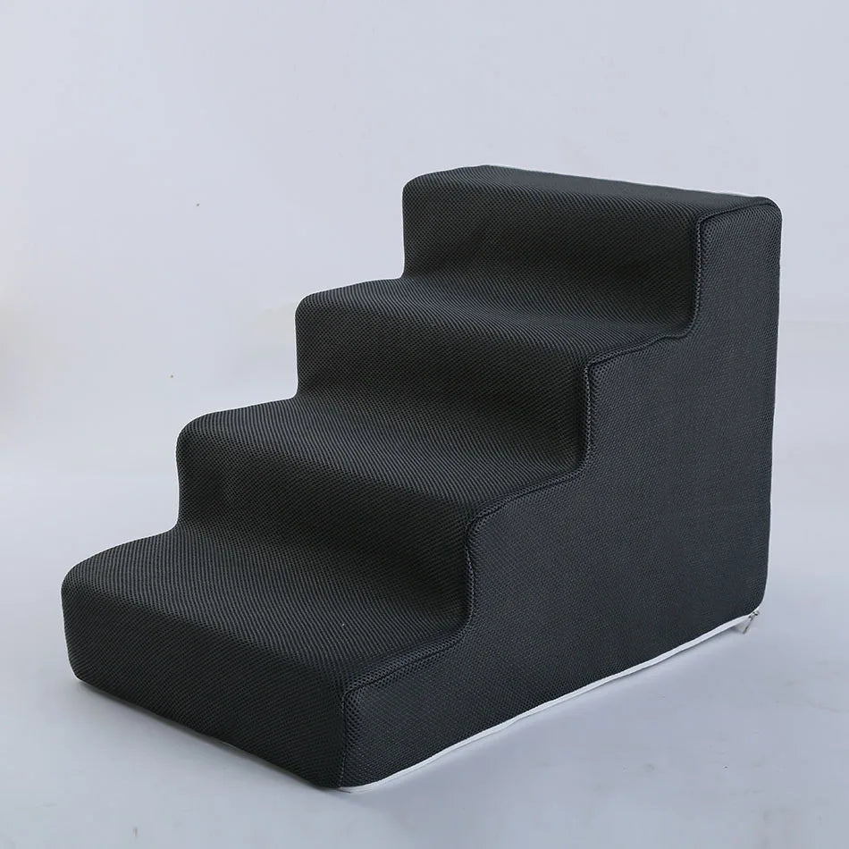 Dog Bed Cat Dog Stairs Pet Supplies 3 Steps Stairs Non-slip Sponge Pet Ramp Puppy Accessories Dog Ladder